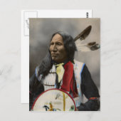 ショートアットオグララスー1899インディアンヴィンテージ ポストカード (正面/裏面)