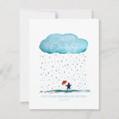 ショートインラブ誕生日ホリデーカード シーズンカード (正面)