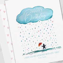 ショートインラブ誕生日ホリデーカード シーズンカード