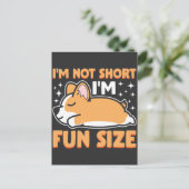 ショートウェルシュコーギーズペンブローク犬のオーナー子犬愛好家 ポストカード (スタンド正面)