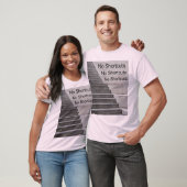 ショートカットなし – ミニマルやる気を起こさせるデザイン Tシャツ (ユニセックス)