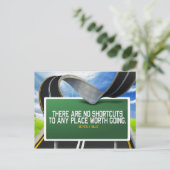 ショートカット感動的葉書なし ポストカード (スタンド正面)