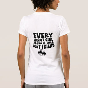 ショートガールトールフレンド Tシャツ