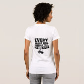 ショートガールトールフレンド Tシャツ (裏面フル)