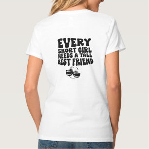 ショートガールトールフレンド Tシャツ