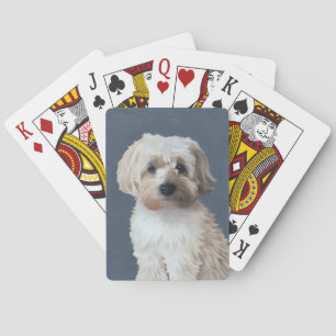 ショートキードッグペットポートレート トランプ