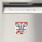 ショートクラストのペストリーで鋳造されたミンスパイ マグネット (インサイチュ (食洗機))