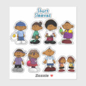 ショートスリービーステッカー シール (シート)