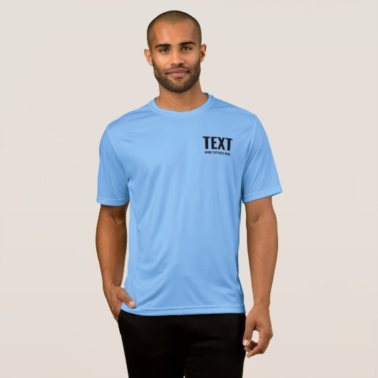 ショートスリーブアクティブウェアスポーツテックメンズ競合他社 Tシャツ (正面フル)