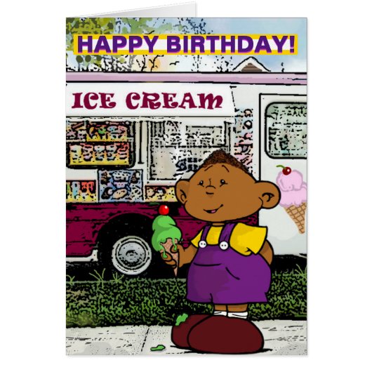 ショートスリーブズ誕生日カード (正面)