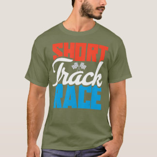 ショートトラックレーシングモトクロスショートトラック Tシャツ