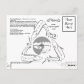 ショートノーズスタージオンスクートポストカード ポストカード (裏面)