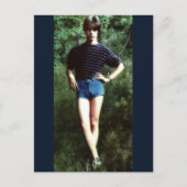 ショートパンツを履いている人は? ポストカード (正面)