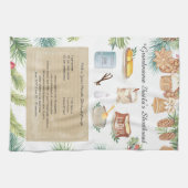 ショートパンレシピ家宝ティータオル キッチンタオル (横)