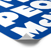 ショートピープルナゲットおもしろい看板ポスター ポスター (角)