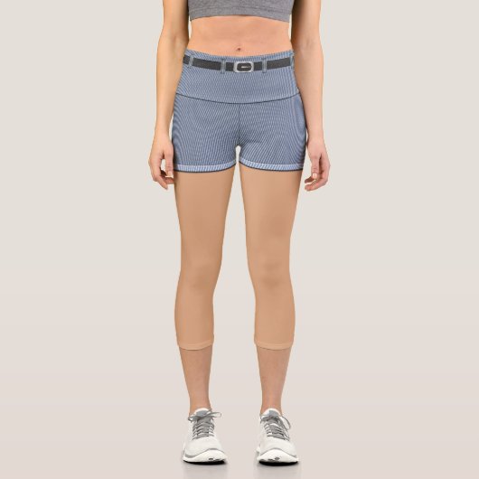 ショートフェイクト カプリレギンス (正面)