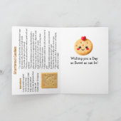 ショートブレッドの日おめでとう | 1月6日 カード (内部)