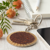 ショートブレッドケーキクッキー画像 キーホルダー (側面)