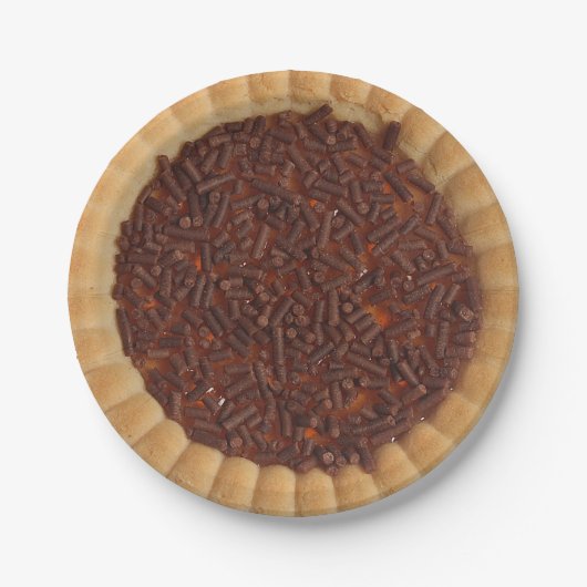 ショートブレッドケーキクッキー画像 ペーパープレート (正面)