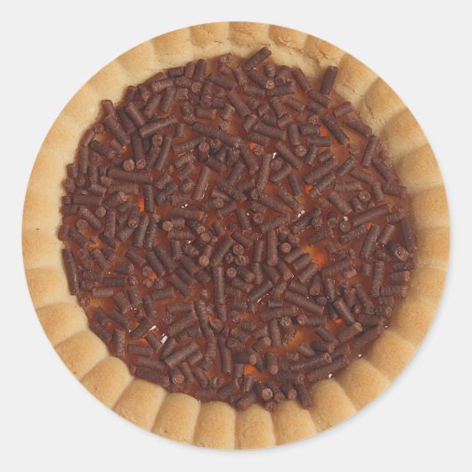 ショートブレッドケーキクッキー画像 ラウンドシール (正面)