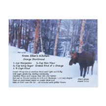 ショートブレッドレシピはがき