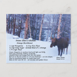ショートブレッドレシピはがき ポストカード
