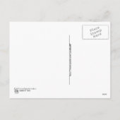 ショートマンと背の高い男性エッグメンシリーズイースターカード シーズンポストカード (裏面)