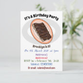 ショートリブ漫画イラストレーション 招待状 (スタンド正面)