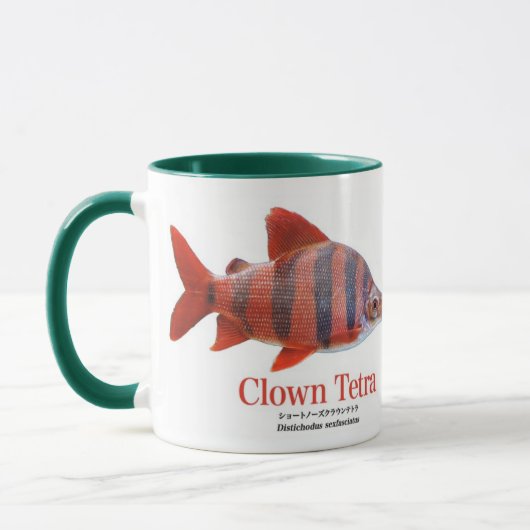 ショート・ノーズ・クラウン・テトラ マグカップ (左)