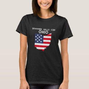 ショーニーヒルズCDPオハイオUSA州アメリカ旅行オ Tシャツ