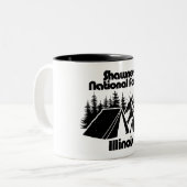 ショーニー国有林 ツートーンマグカップ (正面左)