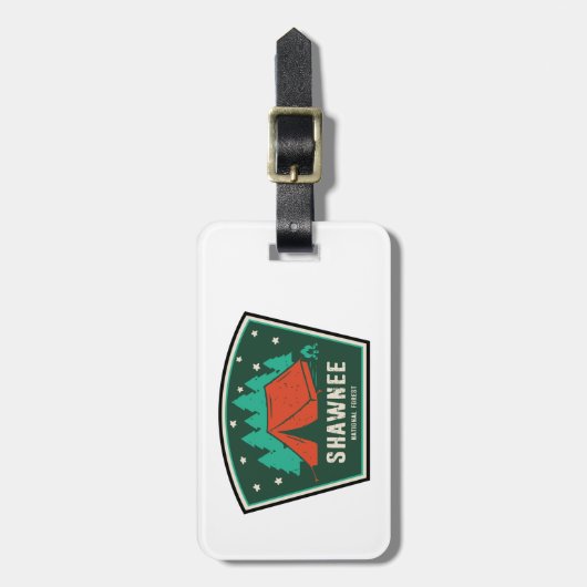 ショーニー国立森林キャンプ ラゲッジタグ (正面縦)