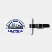 ショーニー国立森林虹の鹿 ラゲッジタグ (正面横)