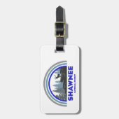 ショーニー国立森林虹の鹿 ラゲッジタグ (正面縦)