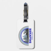 ショーニー国立森林虹の鹿 ラゲッジタグ (裏面縦)