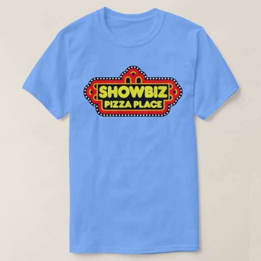 ショービズピザプレイス Tシャツ (デザイン正面)