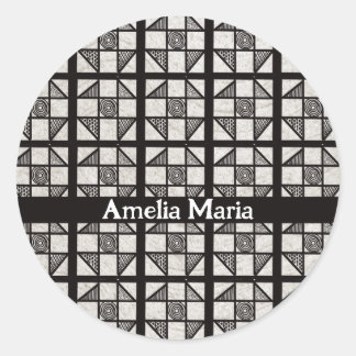 ショーフライ パッチワーク ブロック ラウンドシール