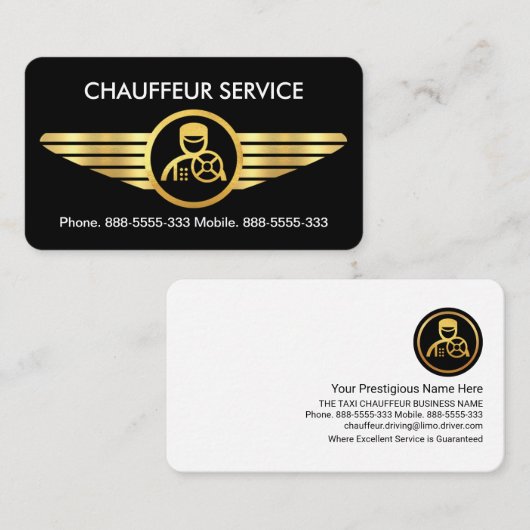 ショーフールオン金ゴールドウィングス 名刺 (正面/裏面)