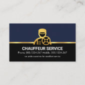 ショーフ縁どル金ゴールド運転線 名刺 (正面)