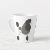 ショープードル カフェラテマグ (左アングル)