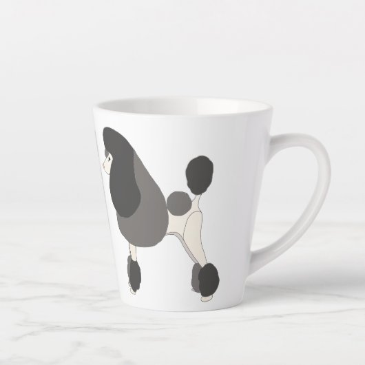 ショープードル カフェラテマグ (右)