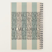 ショーマンの人生レッスン プランナー手帳 (裏面)