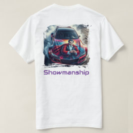 ショーマンシップ ドリフト — イリュージョニスト ホイール バーンアウト Tシャツ