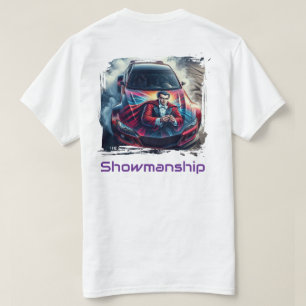 ショーマンシップ ドリフト — イリュージョニスト ホイール バーンアウト Tシャツ