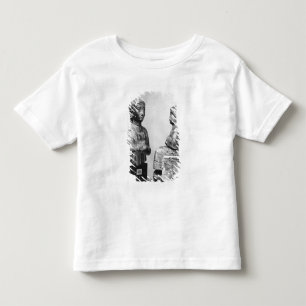 ショールを持つ女性 トドラーTシャツ