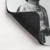 ショールを持つ女性 マウスパッド (コーナー)