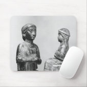 ショールを持つ女性 マウスパッド (マウス)