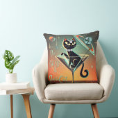 ショールガール猫の生活 クッション (椅子)