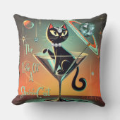 ショールガール猫の生活 クッション (正面)