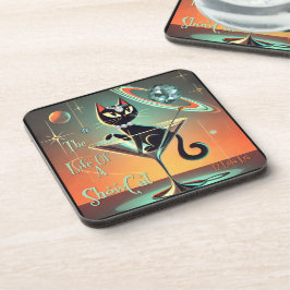 ショールガール猫の生活 コースター